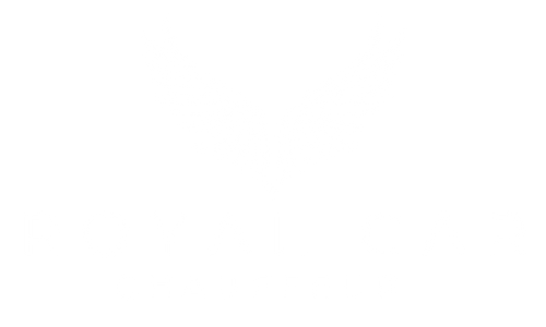 Logo blanc rectangle royal car